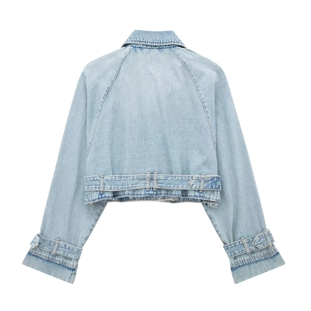 Cropped Denim Jacket - Picture 2 of 2